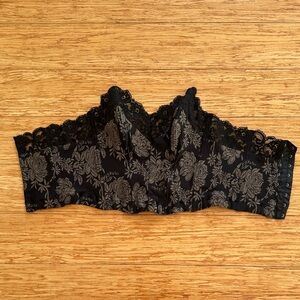 La Perla Black Floral Lace Bra